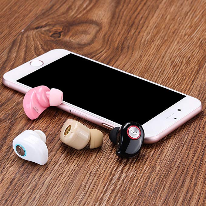 black bluetooth earphone