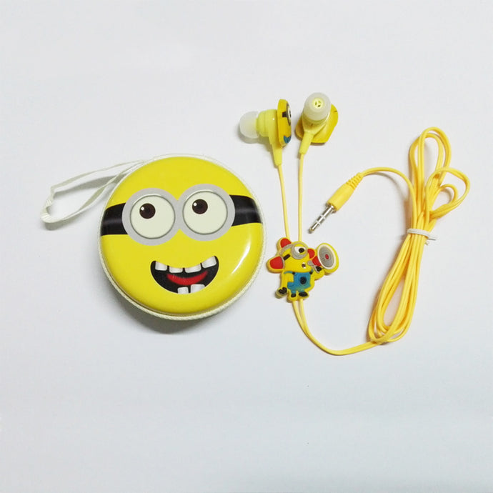 Minions Cartoon Earphones