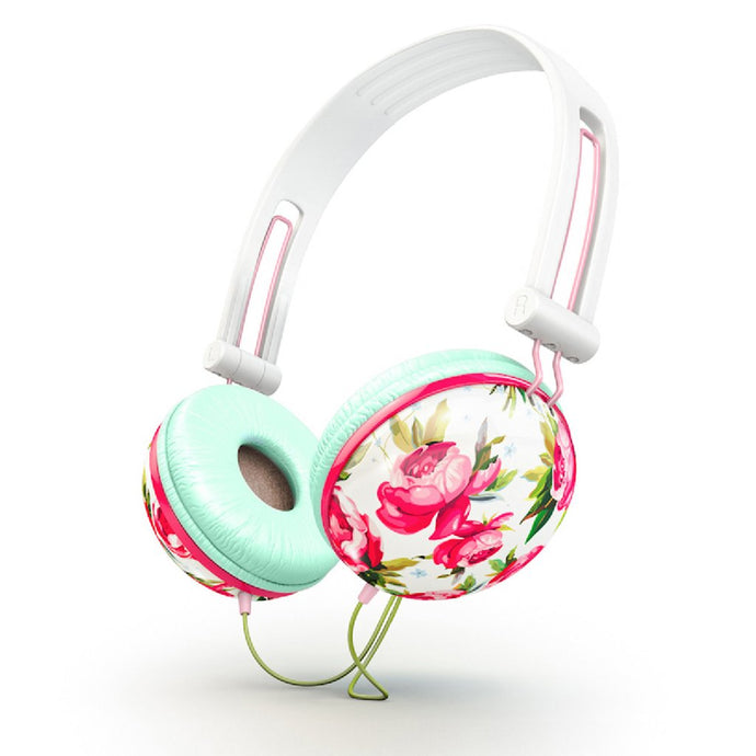 Flower pattern headphone