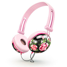 Flower pattern headphone