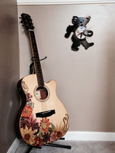 flower design guitar